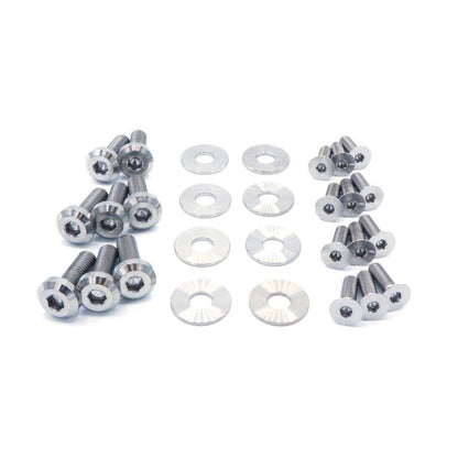 Titanium Hardware Door Kit - Subaru Impreza GC8 (1992 - 2001) - JDMuscleHardware KitsSUB-026-Ti-POLPolished