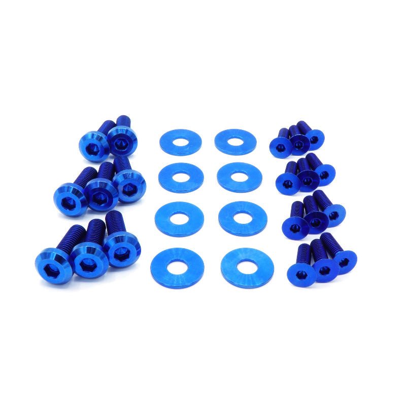 Titanium Hardware Door Kit - Subaru Impreza GC8 (1992 - 2001) - JDMuscleHardware KitsSUB-026-Ti-BLUBlue