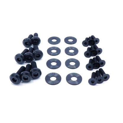 Titanium Hardware Door Kit - Subaru Impreza GC8 (1992 - 2001) - JDMuscleHardware KitsSUB-026-Ti-BLKBlack