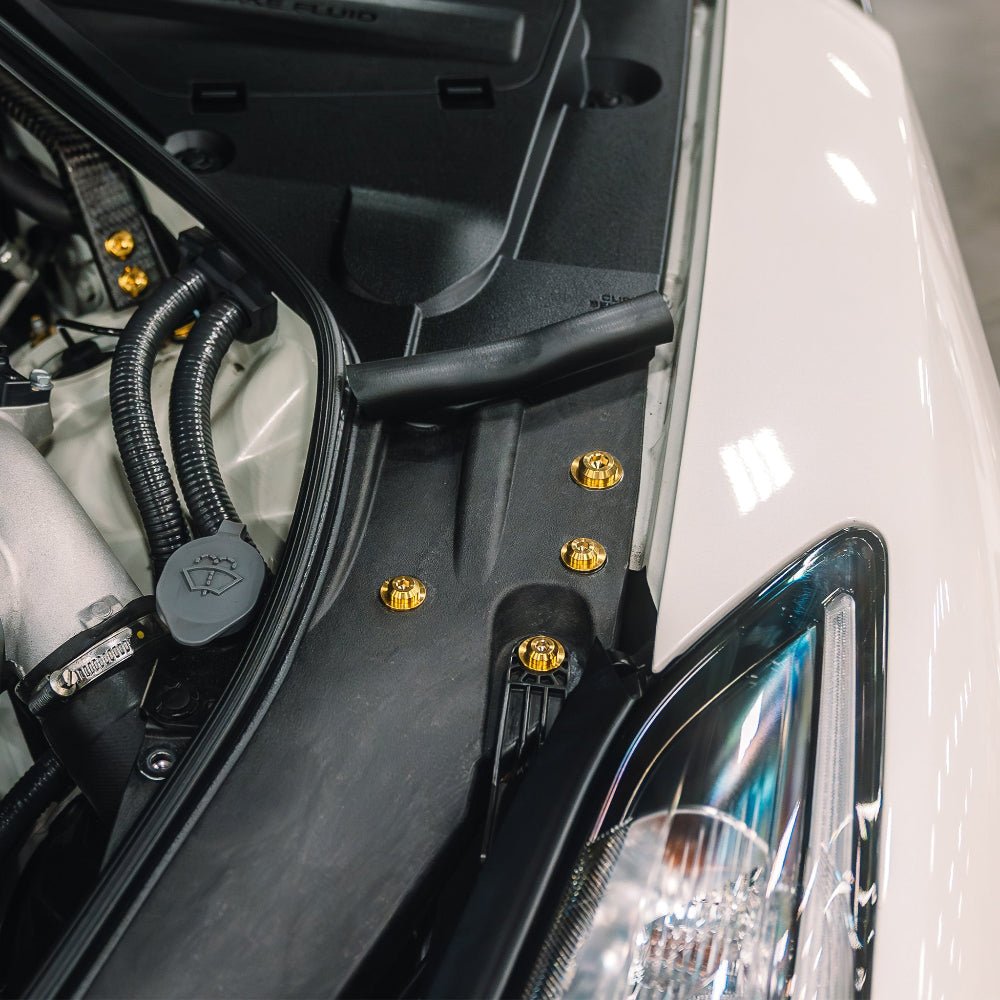 Titanium Hardware Engine Bay Kit - Nissan R35 GT - R (2009 - 2023) - JDMuscleHardware KitsNIS-035-Ti-TBCosmic Burn