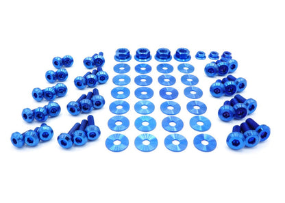 Titanium Hardware Engine Bay Kit - Nissan Skyline GT - R (R32) - JDMuscleHardware KitsNIS-028-Ti-BLUBlue