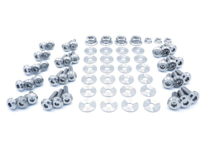 Titanium Hardware Engine Bay Kit - Nissan Skyline GT - R (R32) - JDMuscleHardware KitsNIS-028-Ti-POLPolished