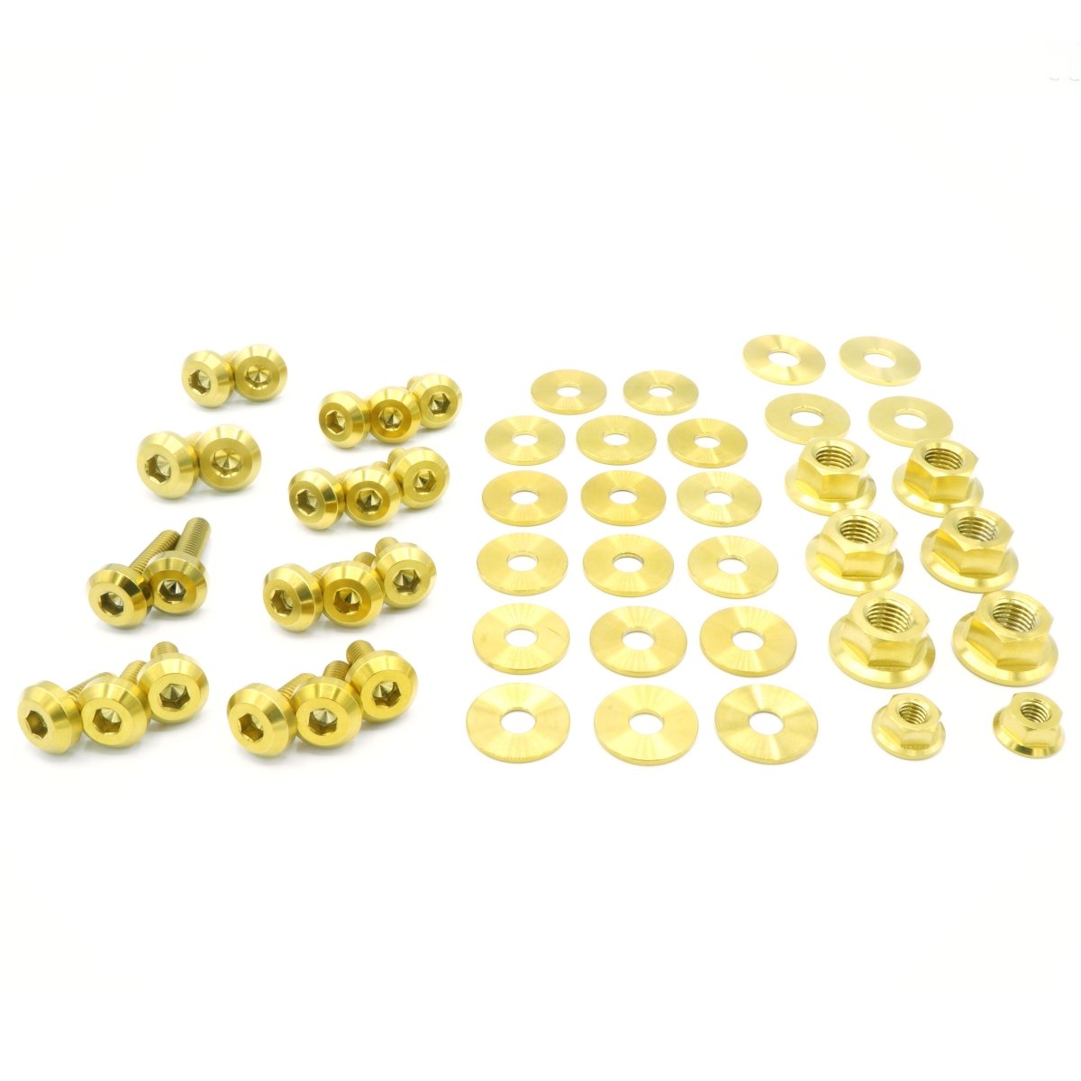 Titanium Hardware Engine Bay Kit - Nissan Skyline GTS - R (R31) - JDMuscleHardware KitsNIS-040-Ti-GLDGold