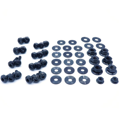 Titanium Hardware Engine Bay Kit - Nissan Skyline GTS - R (R31) - JDMuscleHardware KitsNIS-040-Ti-BLKBlack