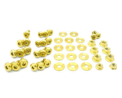 Titanium Hardware Engine Bay Kit - Subaru Forester (2003 - 2005) - JDMuscleHardware KitsSUB-013-Ti-GLDGold