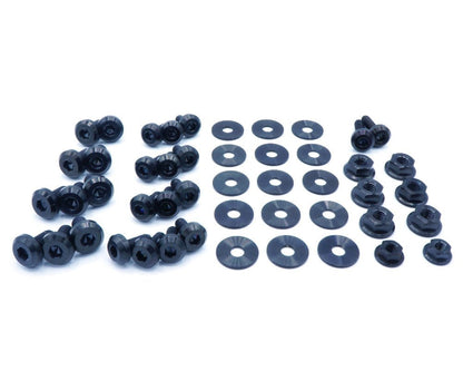 Titanium Hardware Engine Bay Kit - Subaru Forester (2006 - 2008) - JDMuscleHardware KitsSUB-012-Ti-BLKBlack