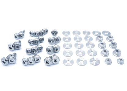 Titanium Hardware Engine Bay Kit - Subaru WRX/STI (2002 - 2003) - JDMuscleHardware KitsSUB-011-Ti-POLPolished