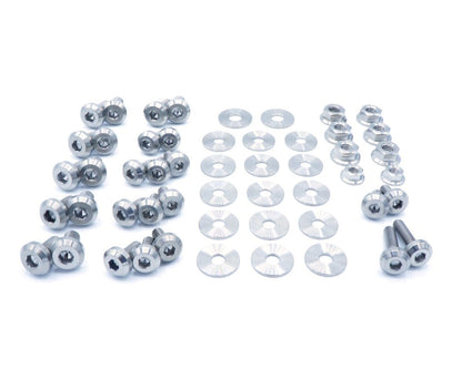 Titanium Hardware Engine Bay Kit - Subaru WRX/STI (2004 - 2005) - JDMuscleHardware KitsSUB-003-Ti-POLPolished