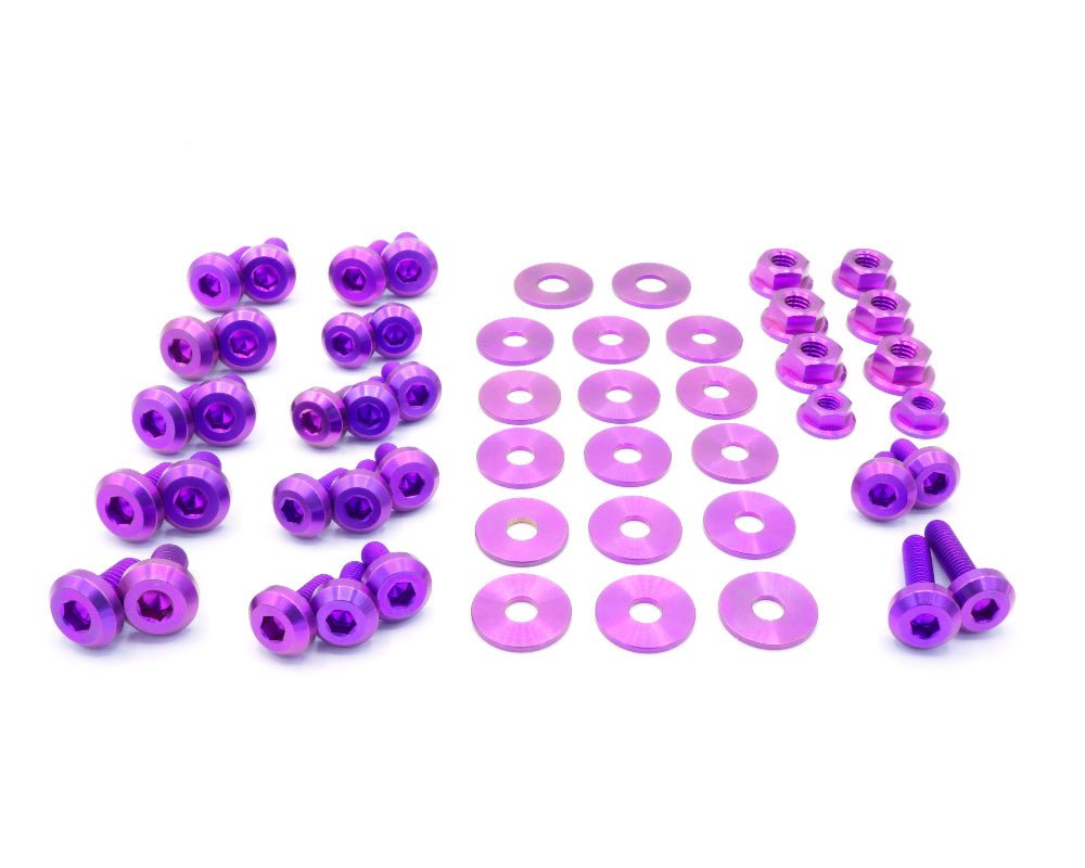 Titanium Hardware Engine Bay Kit - Subaru WRX/STI (2004 - 2005) - JDMuscleHardware KitsSUB-003-Ti-PRPPurple