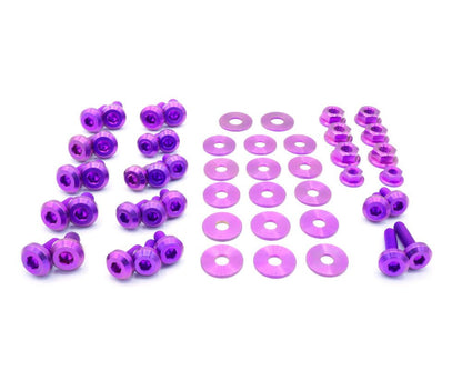 Titanium Hardware Engine Bay Kit - Subaru WRX/STI (2004 - 2005) - JDMuscleHardware KitsSUB-003-Ti-PRPPurple