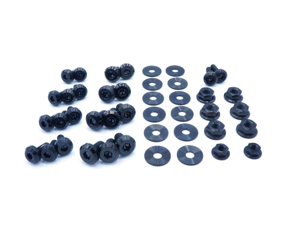 Titanium Hardware Engine Bay Kit - Subaru WRX/STI (2006 - 2007) - JDMuscleHardware KitsSUB-001-Ti-BLKBlack