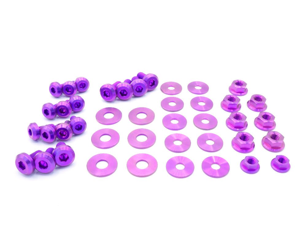 Titanium Hardware Engine Bay Kit - Subaru WRX/STI (2008 - 2014) - JDMuscleHardware KitsSUB-005-Ti-PRPPurple