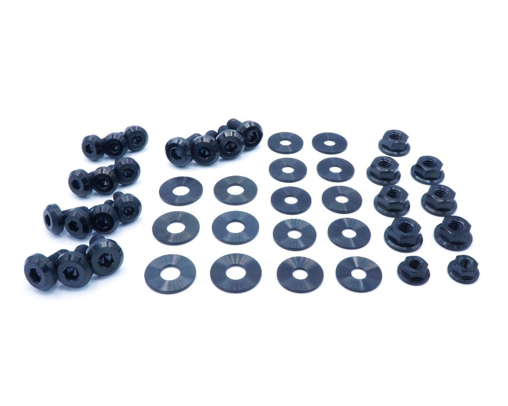 Titanium Hardware Engine Bay Kit - Subaru WRX/STI (2008 - 2014) - JDMuscleHardware KitsSUB-005-Ti-BLKBlack