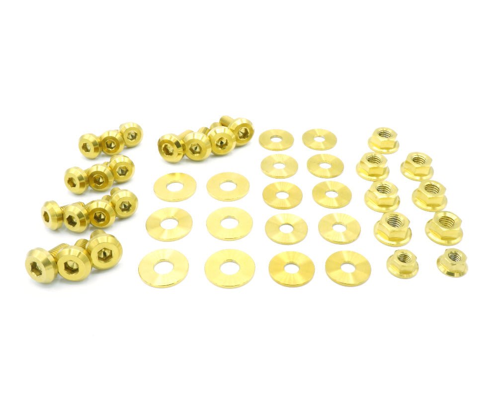 Titanium Hardware Engine Bay Kit - Subaru WRX/STI (2008 - 2014) - JDMuscleHardware KitsSUB-005-Ti-GLDGold
