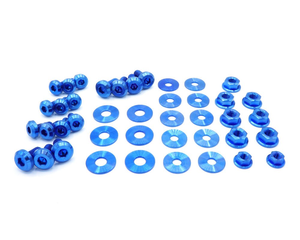 Titanium Hardware Engine Bay Kit - Subaru WRX/STI (2008 - 2014) - JDMuscleHardware KitsSUB-005-Ti-BLUBlue