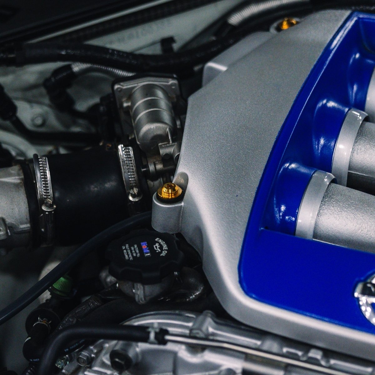 Titanium Hardware Engine Cover Kit - Nissan VR38DETT Engine - JDMuscleHardware KitsNIS-039-Ti-BLKBlack