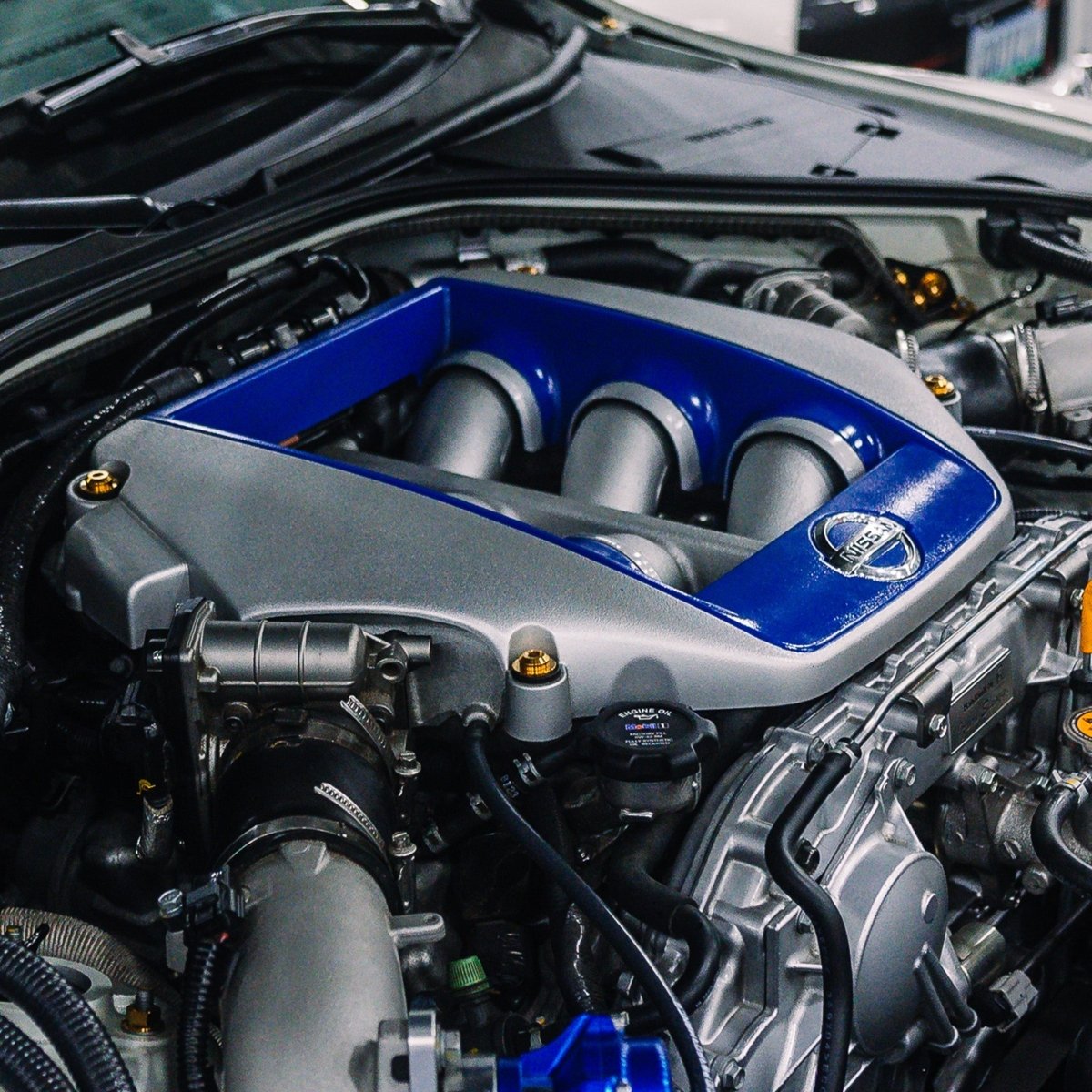 Titanium Hardware Engine Cover Kit - Nissan VR38DETT Engine - JDMuscleHardware KitsNIS-039-Ti-BLKBlack