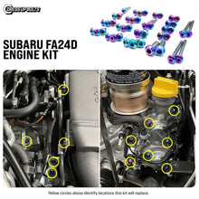 Titanium Hardware Engine Kit - Subaru FA24D Engine - JDMuscleHardware KitsSUB-030-Ti-TBCosmic Burn