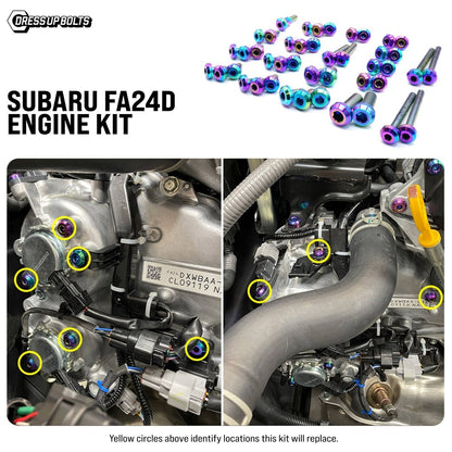 Titanium Hardware Engine Kit - Subaru FA24D Engine - JDMuscleHardware KitsSUB-030-Ti-TBCosmic Burn
