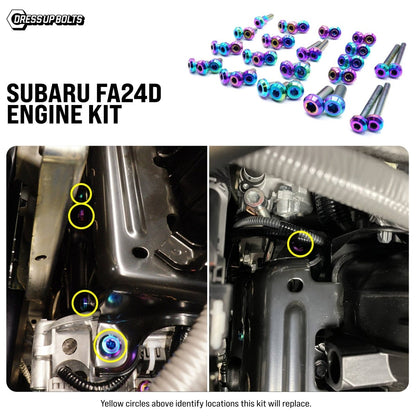 Titanium Hardware Engine Kit - Subaru FA24D Engine - JDMuscleHardware KitsSUB-030-Ti-TBCosmic Burn