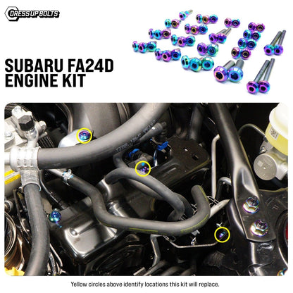 Titanium Hardware Engine Kit - Subaru FA24D Engine - JDMuscleHardware KitsSUB-030-Ti-TBCosmic Burn