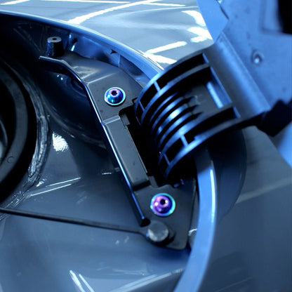 Titanium Hardware Fuel Door Kit - 2023+ Nissan Z - JDMuscleHardware KitsNIS-097-Ti-SLKOil Slick