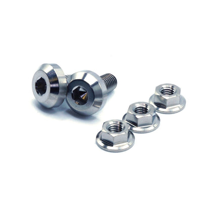 Titanium Hardware Fuel Door Kit - Honda S2000 (2000 - 2009) - JDMuscleHardware KitsHON-046-Ti-POLPolished