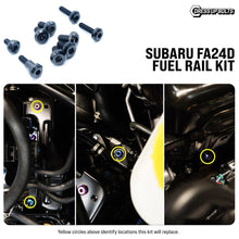 Titanium Hardware Fuel Rail Cover Kit - Subaru FA24D Engine - JDMuscleHardware KitsSUB-035-Ti-BLKBlack