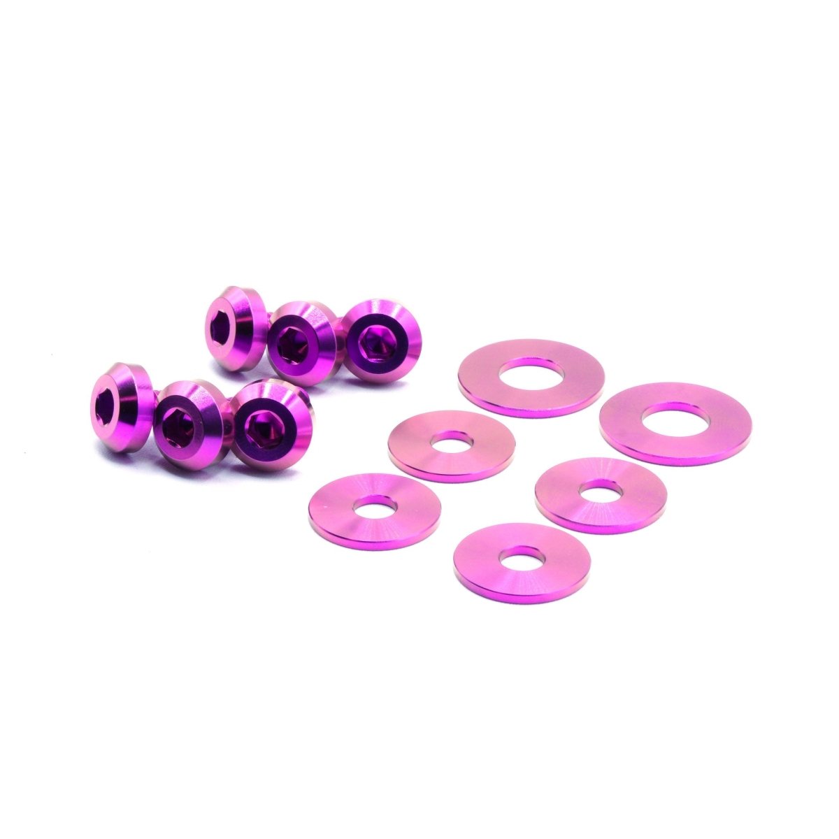 Titanium Hardware Hood Kit - Honda Civic Si (2022+) - JDMuscleHardware KitsHON-065-Ti-PRPPurple