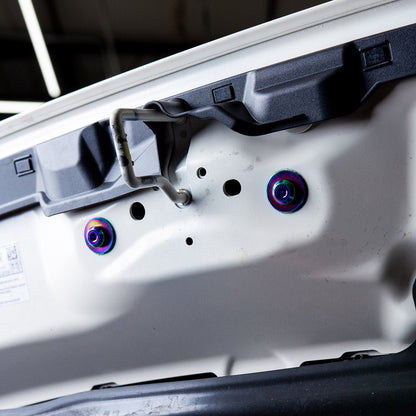 Titanium Hardware Hood Kit - Honda Civic Type R (2023+) - JDMuscleHardware KitsHON-094-Ti-BLKBlack