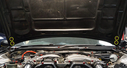Titanium Hardware Hood Kit - Nissan 300ZX (1990 - 1999) - JDMuscleHardware KitsNIS-063-Ti-PRPPurple