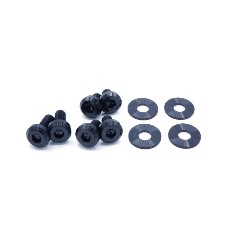 Titanium Hardware Hood Kit - Subaru Impreza GC8 (1992 - 2001) - JDMuscleHardware KitsSUB-023-Ti-BLKBlack