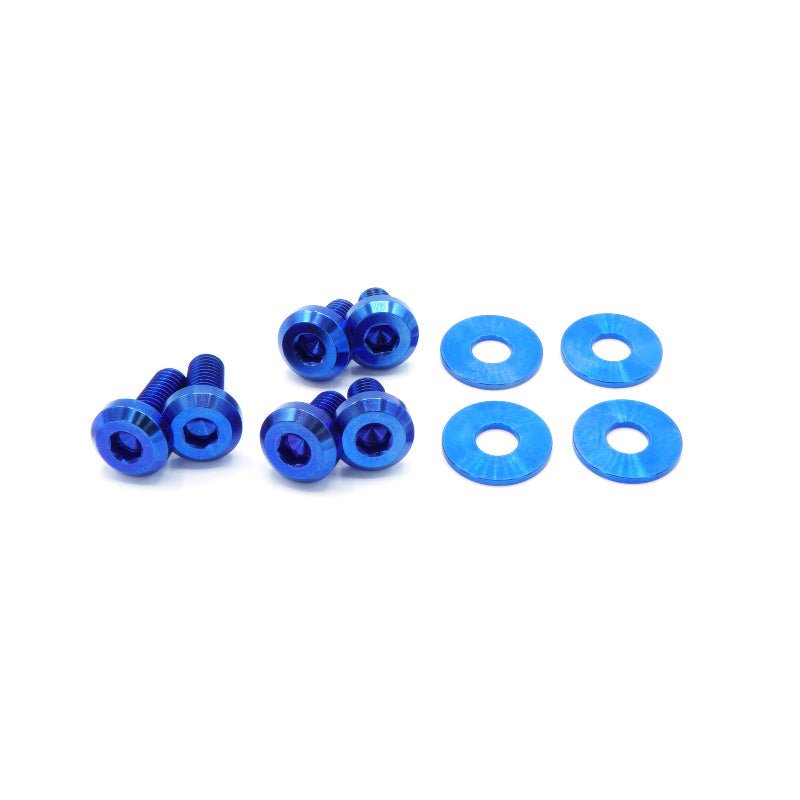 Titanium Hardware Hood Kit - Subaru Impreza GC8 (1992 - 2001) - JDMuscleHardware KitsSUB-023-Ti-BLUBlue