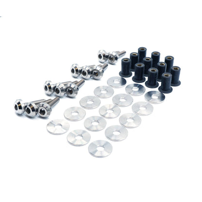 Titanium Hardware Plastic Clip Delete Kit - Honda Civic Si (2022+) - JDMuscleHardware KitsHON-066-Ti-POLPolished