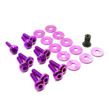 Titanium Hardware Plastic Clip Delete Kit - Honda Civic Type R (2023+) - JDMuscleHardware KitsHON-093-Ti-PRPPurple