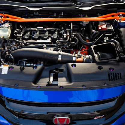 Titanium Hardware Radiator Shroud Kit - Honda Civic Si (2016 - 2021) - JDMuscleHardware KitsHON-060-Ti-PRPPurple