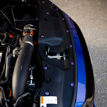 Titanium Hardware Radiator Shroud Kit - Honda Civic Si (2016 - 2021) - JDMuscleHardware KitsHON-060-Ti-PRPPurple