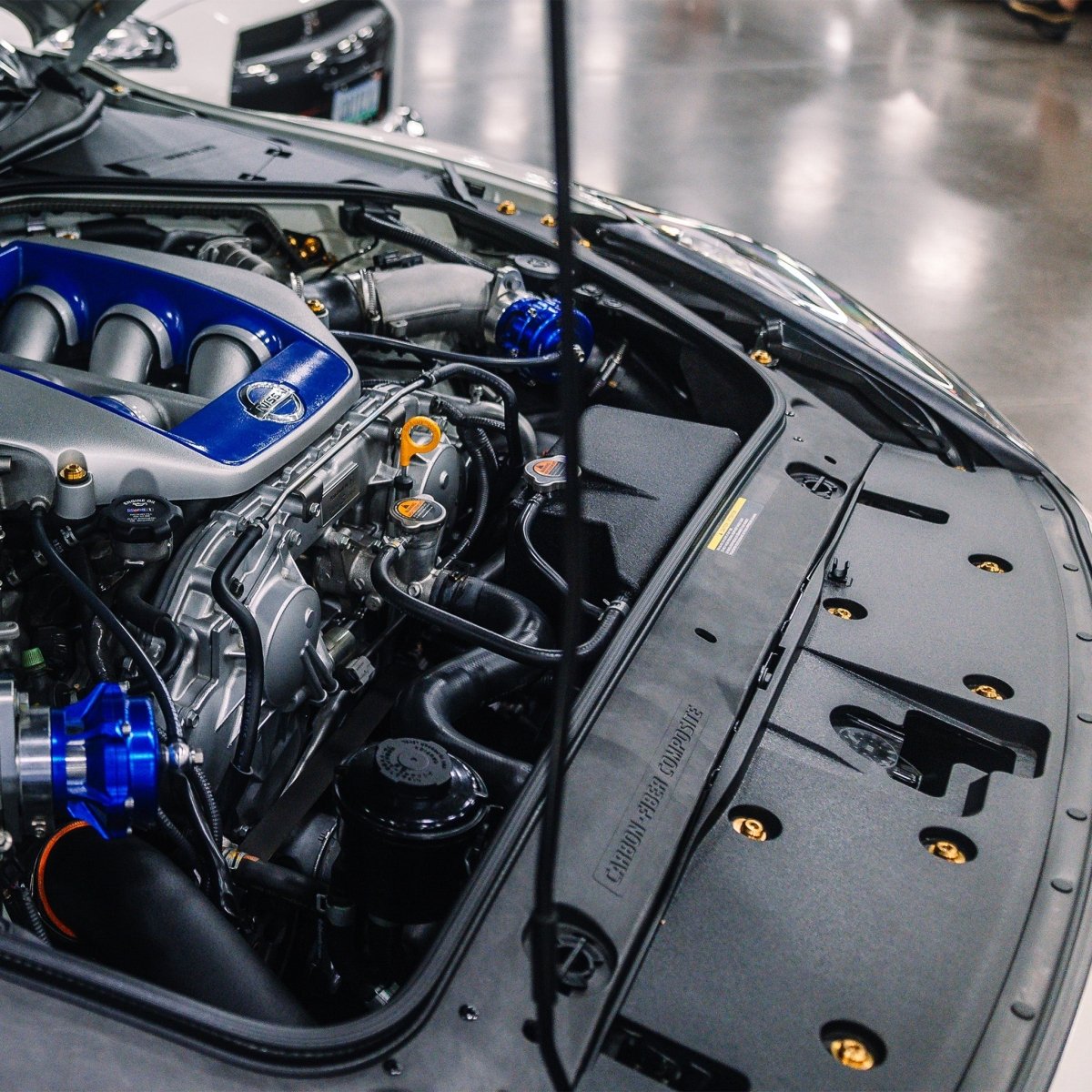 Titanium Hardware Radiator Shroud Kit - Nissan R35 GT - R (2009 - 2023) - JDMuscleHardware KitsNIS-041-Ti-GLDGold