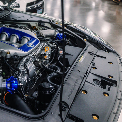 Titanium Hardware Radiator Shroud Kit - Nissan R35 GT - R (2009 - 2023) - JDMuscleHardware KitsNIS-041-Ti-GLDGold