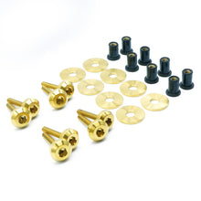 Titanium Hardware Radiator Shroud Kit - Nissan R35 GT - R (2009 - 2023) - JDMuscleHardware KitsNIS-041-Ti-GLDGold