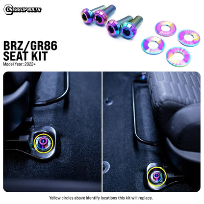 Titanium Hardware Seat Kit - Toyota GR86/Subaru BRZ (2022+) - JDMuscleHardware KitsTOY-048-Ti-TBCosmic Burn