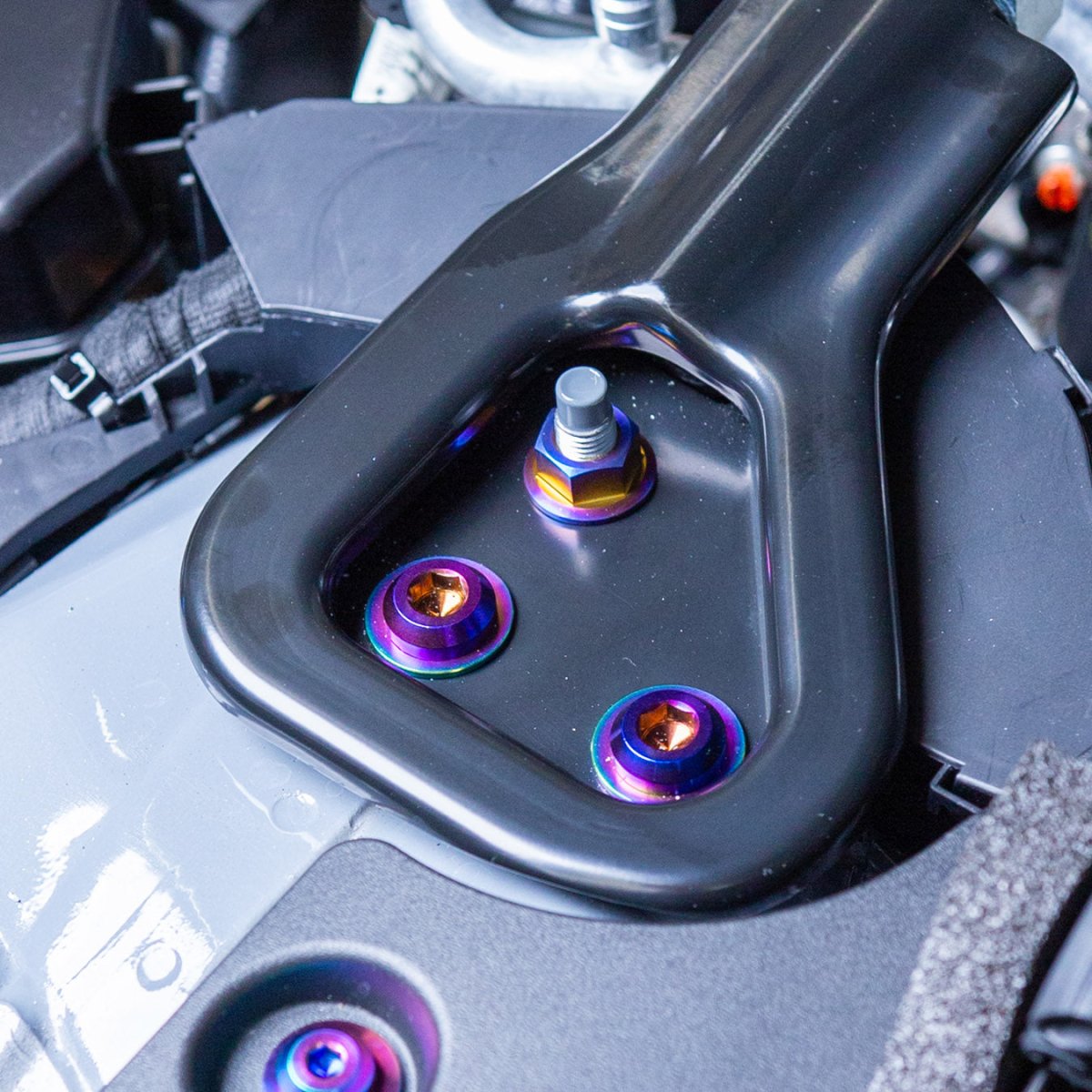 Titanium Hardware Strut Tower Bar Kit - 2023+ Nissan Z - JDMuscleHardware KitsNIS-092-Ti-POLPolished