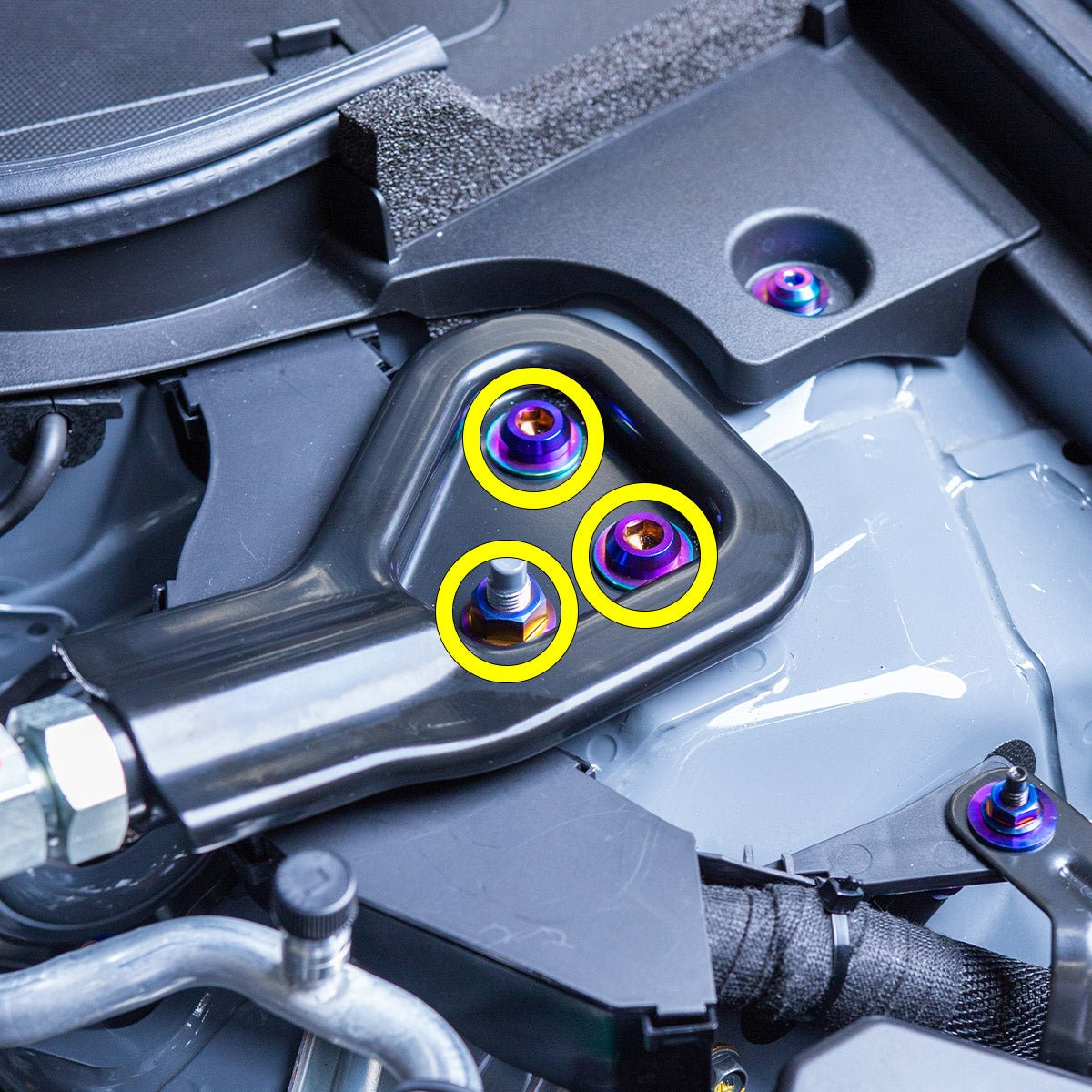 Titanium Hardware Strut Tower Bar Kit - 2023+ Nissan Z - JDMuscleHardware KitsNIS-092-Ti-SLKOil Slick