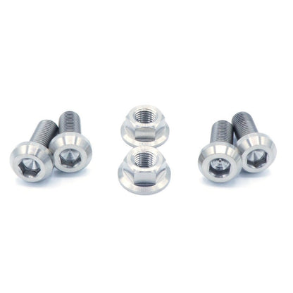 Titanium Hardware Strut Tower Bar Kit - Nissan 370Z - JDMuscleHardware KitsNIS-013-Ti-POLPolished