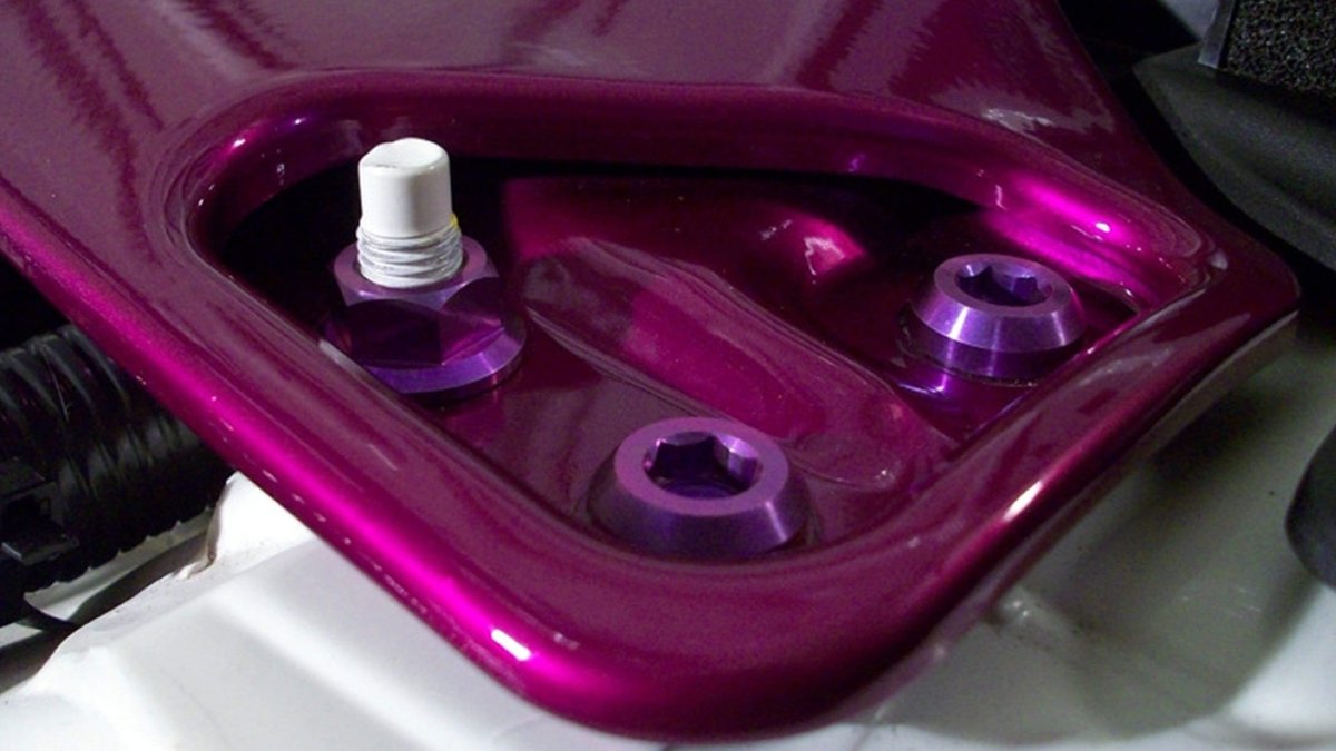 Titanium Hardware Strut Tower Bar Kit - Nissan 370Z - JDMuscleHardware KitsNIS-013-Ti-PRPPurple