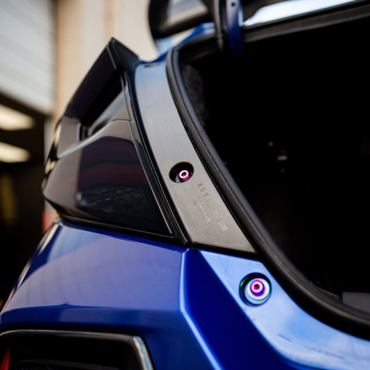 Titanium Hardware Trunk Kit - Honda Civic Si (2016 - 2021) - JDMuscleHardware KitsHON-051-Ti-BLUBlue