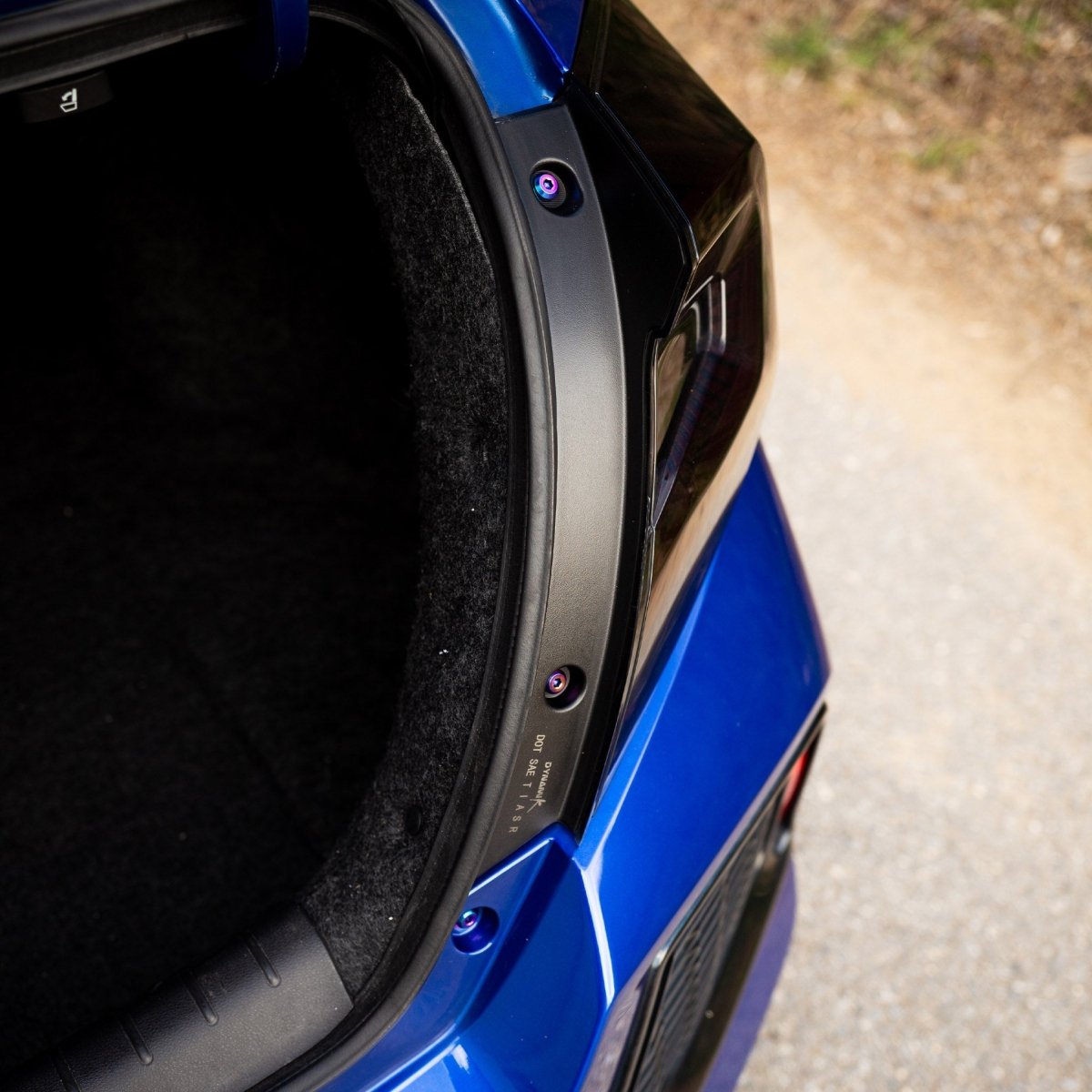 Titanium Hardware Trunk Kit - Honda Civic Si (2016 - 2021) - JDMuscleHardware KitsHON-051-Ti-BLUBlue