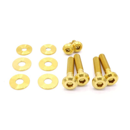 Titanium Hardware Trunk Kit - Subaru WRX/STI (2015 - 2021) - JDMuscleHardware KitsSUB-019-Ti-GLDGold