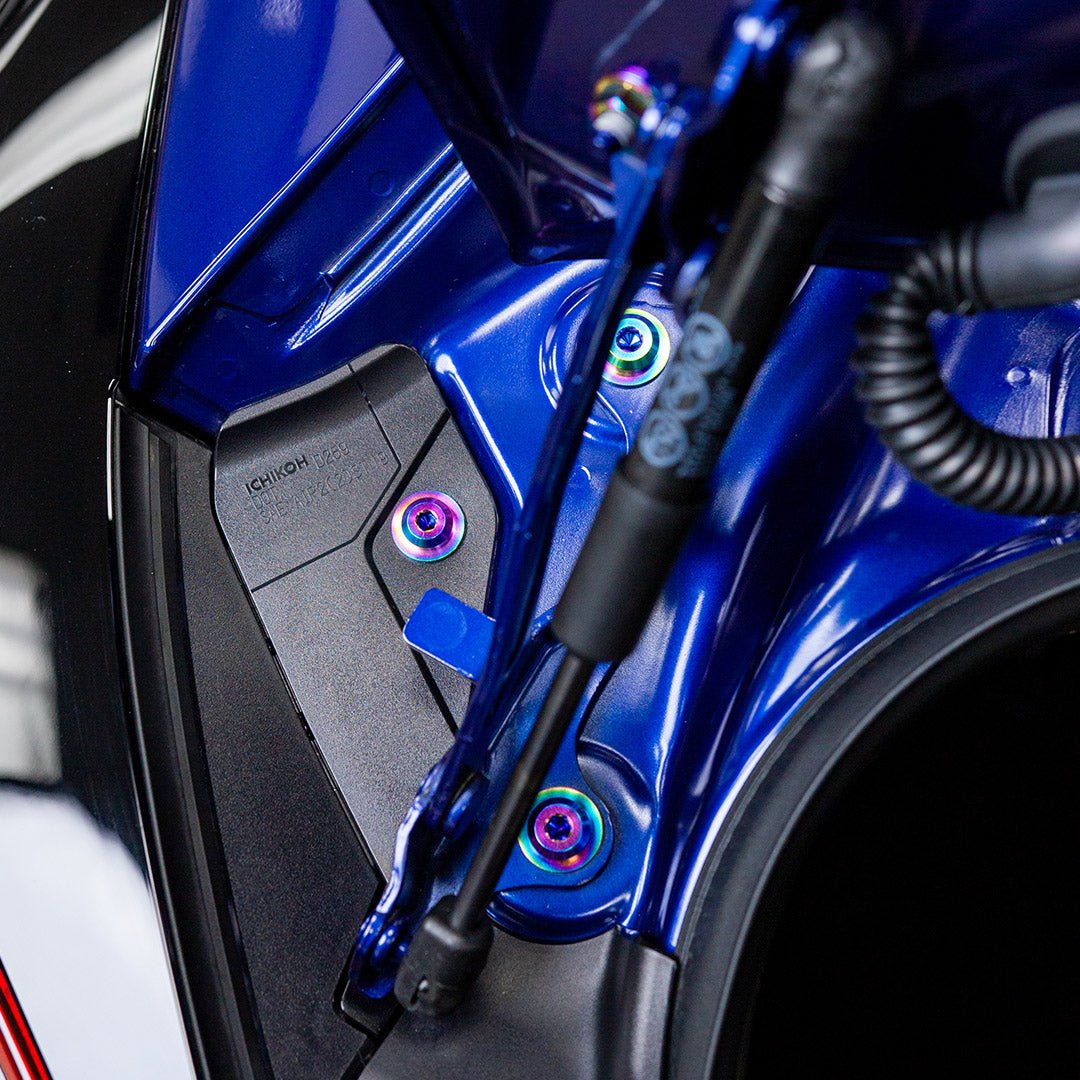 Titanium Hardware Trunk Kit - Toyota GR86/Subaru BRZ (2022+) - JDMuscleHardware KitsTOY-047-Ti-BLUBlue