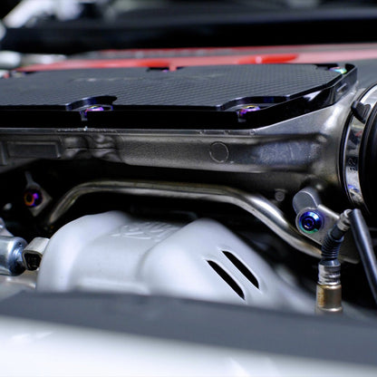 Titanium Hardware Turbocharger Water Pipe Kit - Honda K20C1 Engine - JDMuscleHardware KitsHON-101-Ti-SLKOil Slick